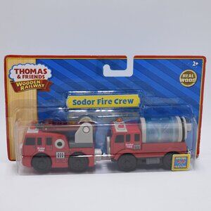 Sodor Fire Crew Special Feature Thomas & Friends Wooden Railway Engine Trains